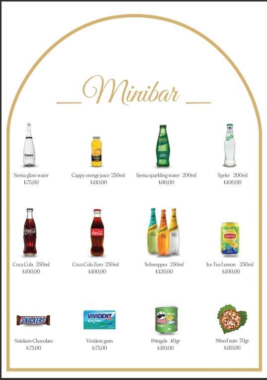 Han 1772 Hotel Стамбул Экстерьер фото Soft drinks menu