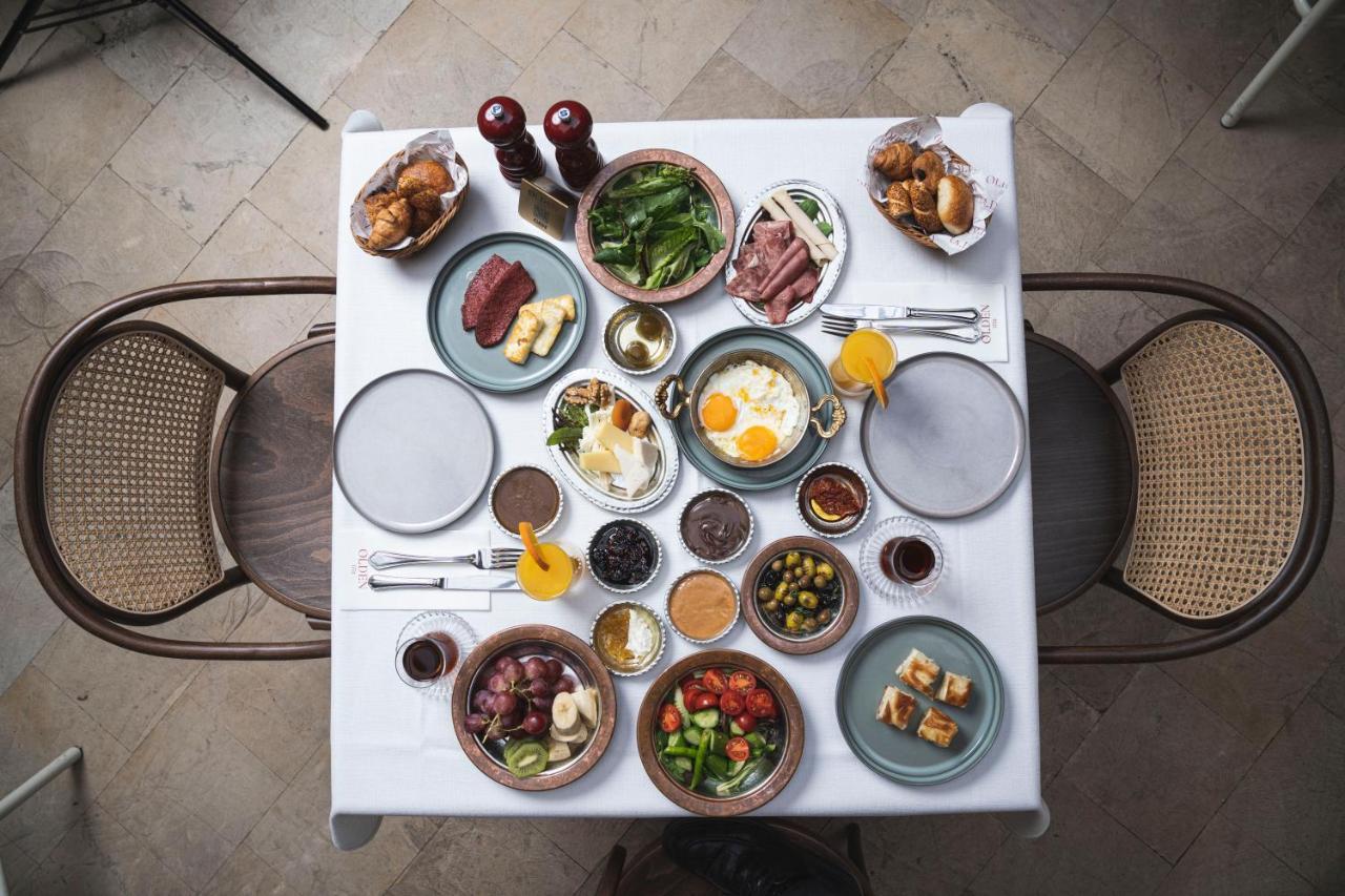 Han 1772 Hotel Стамбул Экстерьер фото A traditional Turkish breakfast